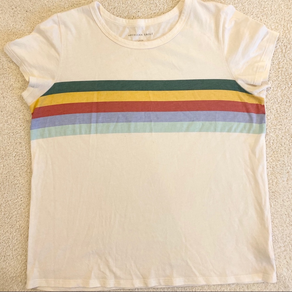 AE rainbow tee